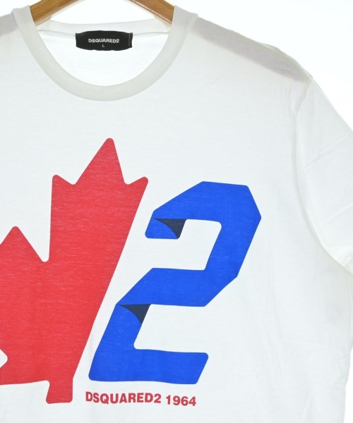 DSQUARED（ディースクエアード）Tシャツ・カットソー 白 サイズ:L メンズ/2200702083112