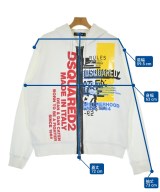 DSQUARED（ディースクエアード）パーカー 白 サイズ:XL メンズ/2200702083129