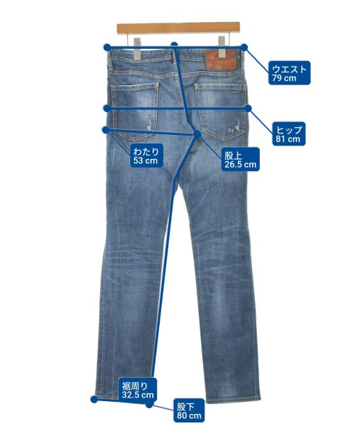DSQUARED（ディースクエアード）デニムパンツ 紺 サイズ:44(S位) メンズ/2200654653029