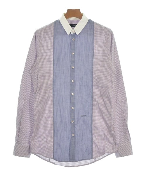 DSQUARED(ディースクエアード)カジュアルシャツ 青 サイズ:48(L位)/2200655094098