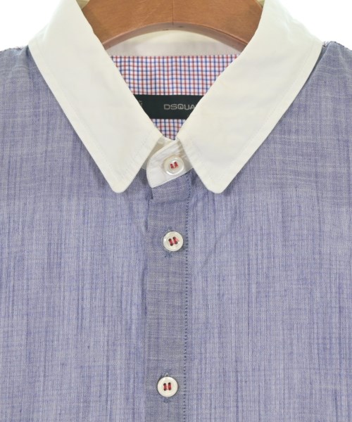 DSQUARED（ディースクエアード）カジュアルシャツ 青 サイズ:48(L位) メンズ/2200655094098