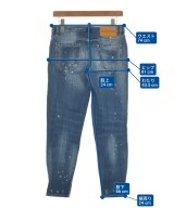 DSQUARED（ディースクエアード）デニムパンツ 紺 サイズ:36(XS位) レディース/2200648711018