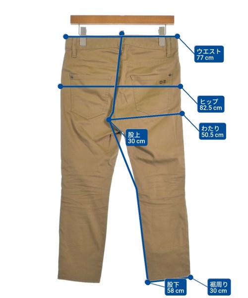 DSQUARED（ディースクエアード）チノパン 茶 サイズ:36(XS位) レディース/2200655388029