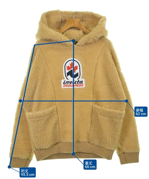DSQUARED（ディースクエアード）パーカー ベージュ サイズ:S メンズ/2200651097109