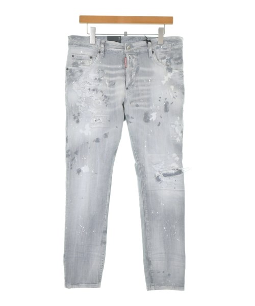 DSQUARED(ディースクエアード)デニムパンツ グレー サイズ:50(XL位)/2200657684099