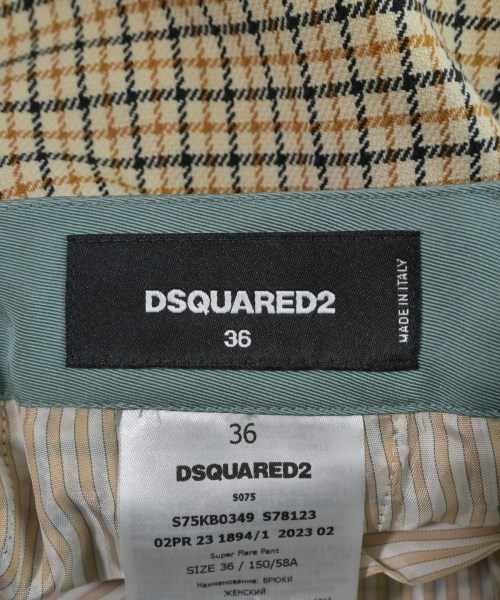 DSQUARED（ディースクエアード）スラックス ベージュ サイズ:36(XS位) レディース/2200658773198