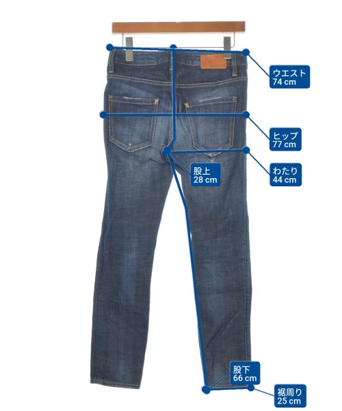 DSQUARED（ディースクエアード）デニムパンツ 紺 サイズ:36(XS位) レディース/2200626459161