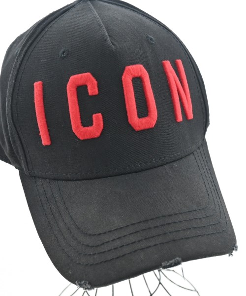 DSQUARED（ディースクエアード）キャップ 黒 サイズ:- メンズ/2200659789051