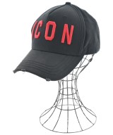DSQUARED（ディースクエアード）キャップ 黒 サイズ:- メンズ/2200659789051