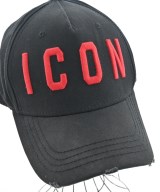 DSQUARED（ディースクエアード）キャップ 黒 サイズ:- メンズ/2200659789051