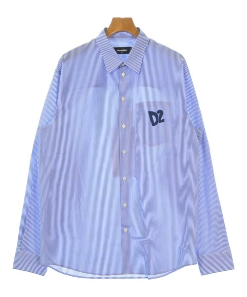 DSQUARED(ディースクエアード)カジュアルシャツ 青 サイズ:M/2200661869017