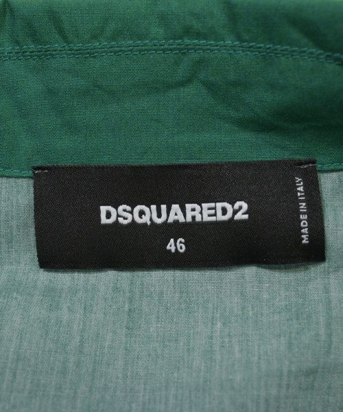 DSQUARED（ディースクエアード）カジュアルシャツ 緑 サイズ:46(M位) メンズ/2200661869024