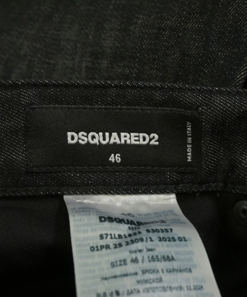 DSQUARED（ディースクエアード）デニムパンツ 黒 サイズ:46(M位) メンズ/2200661869086