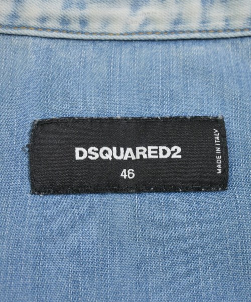 DSQUARED（ディースクエアード）カジュアルシャツ 青 サイズ:46(M位) メンズ/2200710650030