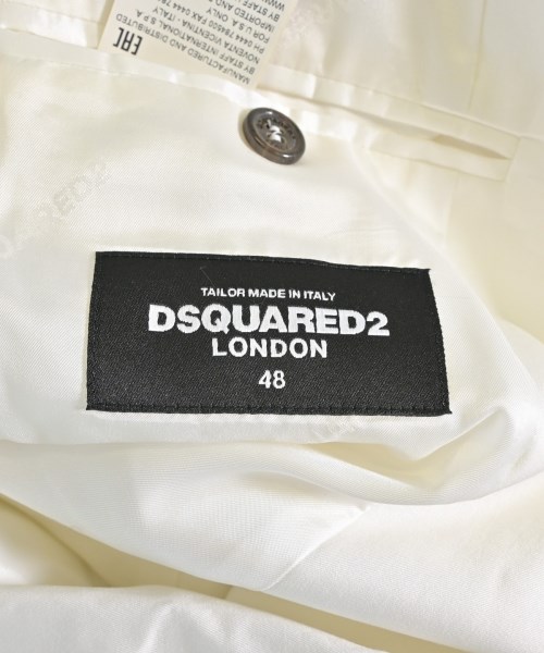 DSQUARED（ディースクエアード）テーラードジャケット 白 サイズ:48(L位) メンズ/2200703269041