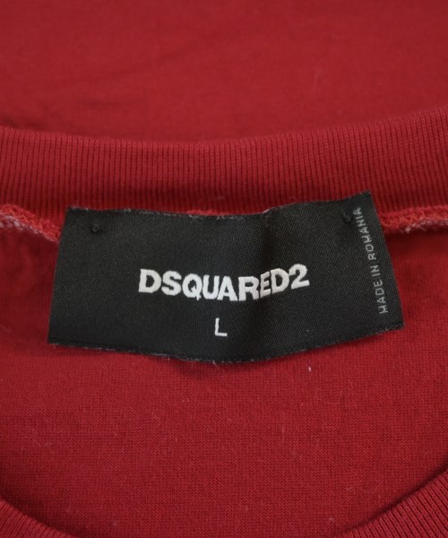 DSQUARED（ディースクエアード）Tシャツ・カットソー 赤 サイズ:L メンズ/2200708205013