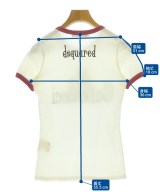 DSQUARED（ディースクエアード）Tシャツ・カットソー 白 サイズ:S レディース/2200712664011