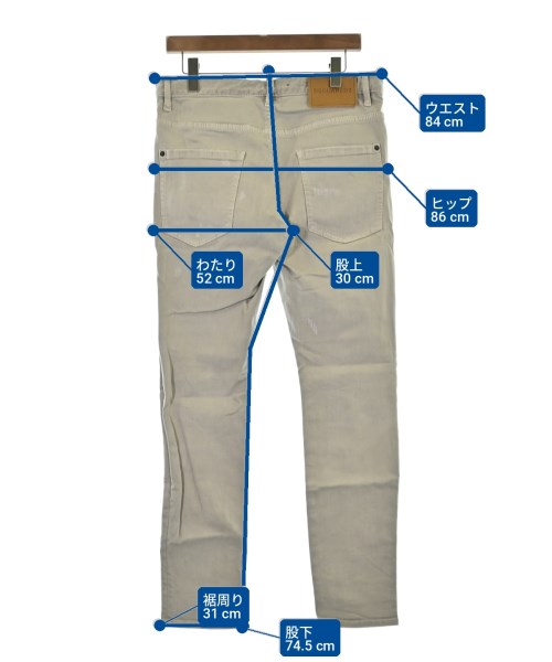 DSQUARED（ディースクエアード）デニムパンツ グレー サイズ:48(L位) メンズ/2200714193083
