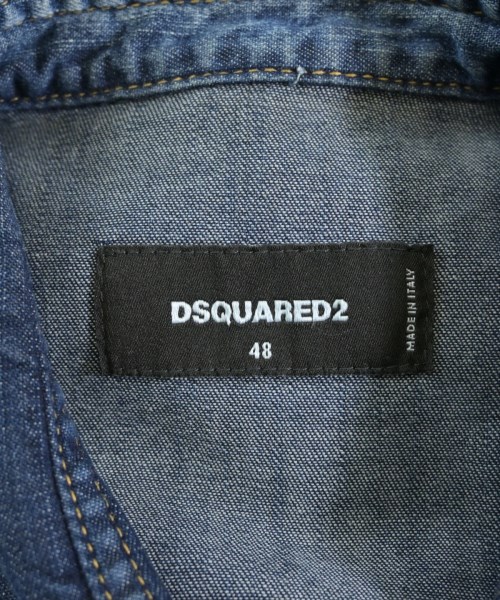 DSQUARED（ディースクエアード）カジュアルシャツ 紺 サイズ:48(L位) メンズ/2200714898094