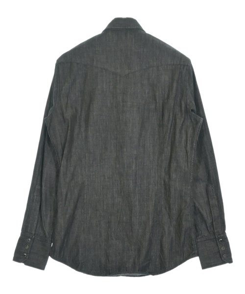 DSQUARED（ディースクエアード）カジュアルシャツ 黒 サイズ:48(L位) メンズ/2200714898131