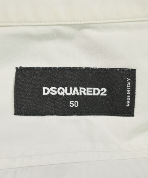 DSQUARED（ディースクエアード）カジュアルシャツ 白 サイズ:50(XL位) メンズ/2200715296110