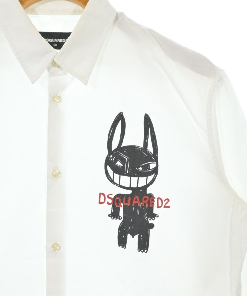 DSQUARED（ディースクエアード）カジュアルシャツ 白 サイズ:50(XL位) メンズ/2200715296110