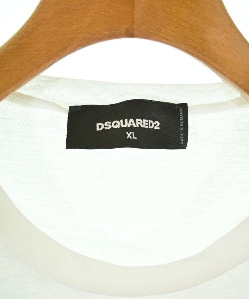 DSQUARED（ディースクエアード）Tシャツ・カットソー 白 サイズ:XL メンズ/2200716818175