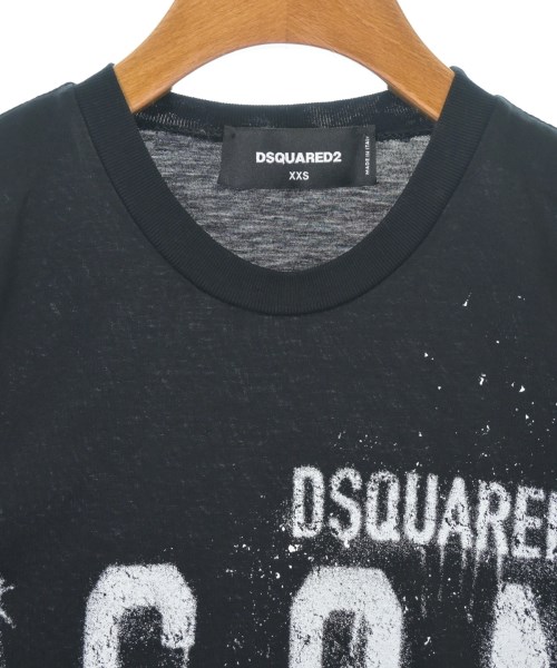 DSQUARED（ディースクエアード）Tシャツ・カットソー 黒 サイズ:XXS レディース/2200717608089