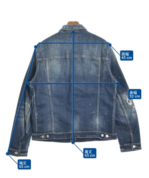 DSQUARED（ディースクエアード）デニムジャケット 紺 サイズ:54(XXL位) メンズ/2200719243035