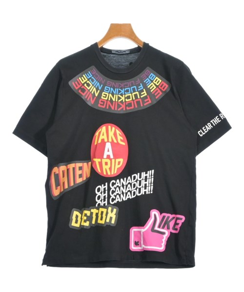 DSQUARED(ディースクエアード)Tシャツ・カットソー 黒 サイズ:XS/2200644424042