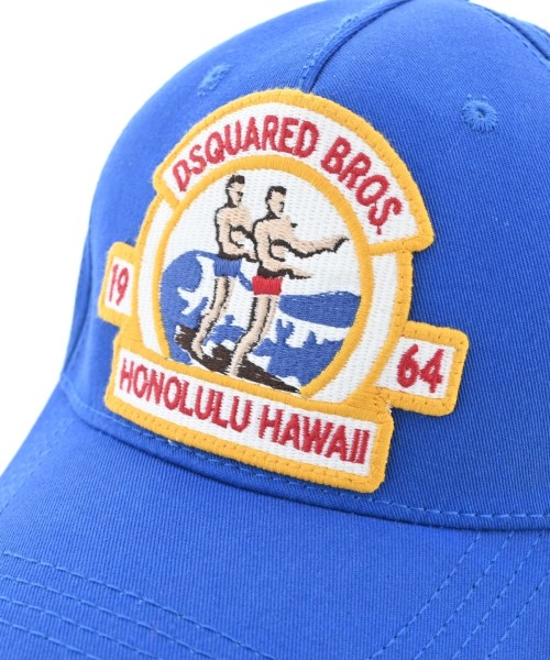 DSQUARED（ディースクエアード）キャップ 青 サイズ:- メンズ/2200644650571