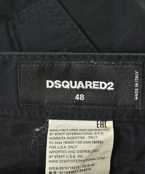 DSQUARED（ディースクエアード）スラックス 黒 サイズ:48(L位) メンズ/2200645769036