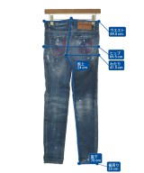 DSQUARED（ディースクエアード）デニムパンツ 青 サイズ:34(XXS位) レディース/2200645514117