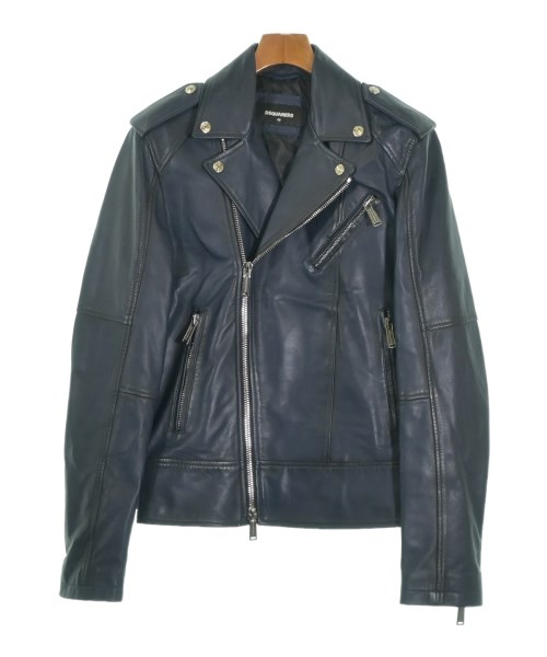DSQUARED(ディースクエアード)ライダース 紺 サイズ:46(M位)/2200646585017