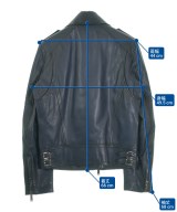 DSQUARED（ディースクエアード）ライダース 紺 サイズ:46(M位) メンズ/2200646585017