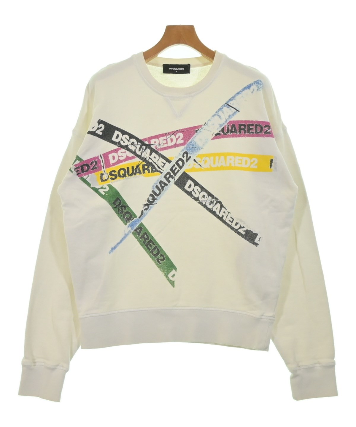 DSQUARED（ディースクエアード）スウェット 白 サイズ:M メンズ 