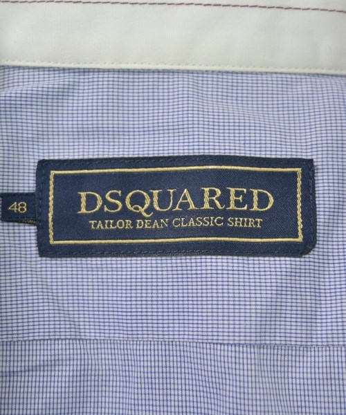 DSQUARED（ディースクエアード）カジュアルシャツ 青 サイズ:48(L位) メンズ/2200647253113