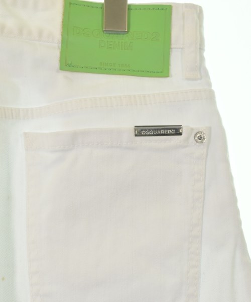 DSQUARED（ディースクエアード）デニムパンツ 白 サイズ:36(XS位) レディース/2200639794075