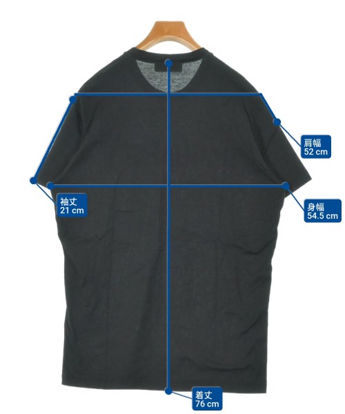 DSQUARED（ディースクエアード）Tシャツ・カットソー 黒 サイズ:XL メンズ/2200641117138