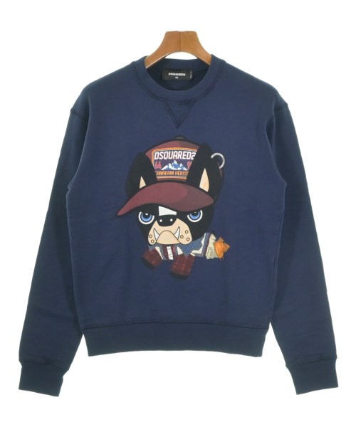 DSQUARED(ディースクエアード)スウェット 紺 サイズ:XS/2200641117176