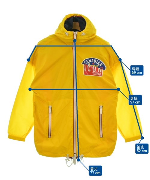 DSQUARED（ディースクエアード）ブルゾン 黄 サイズ:XXS メンズ/2200641117220