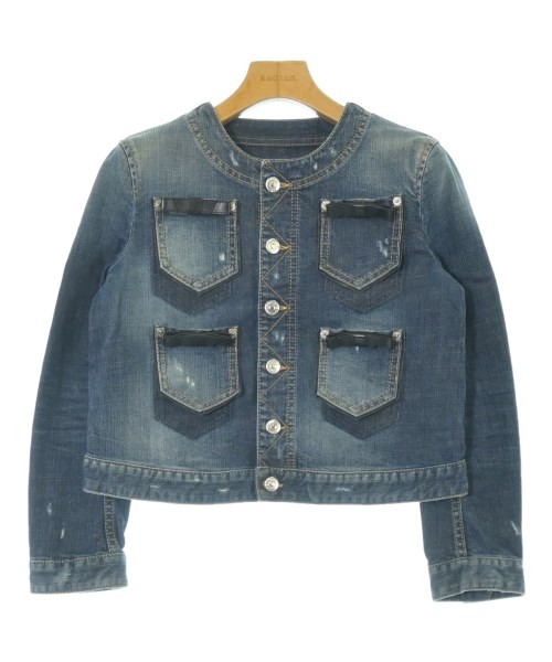 DSQUARED(ディースクエアード)デニムジャケット 紺 サイズ:40(M位)/2200641117237