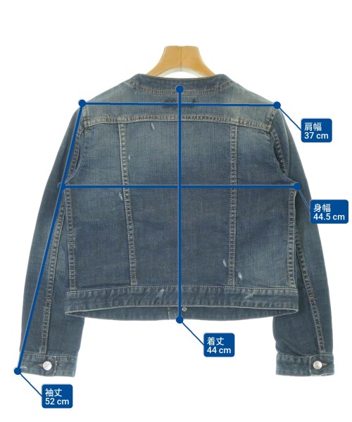 DSQUARED（ディースクエアード）デニムジャケット 紺 サイズ:40(M位) レディース/2200641117237