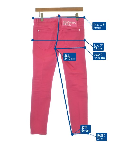 DSQUARED（ディースクエアード）デニムパンツ ピンク サイズ:38(S位) レディース/2200641117336