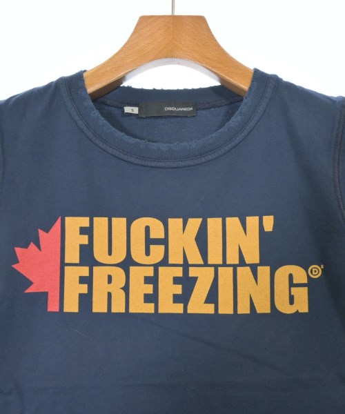 DSQUARED（ディースクエアード）Tシャツ・カットソー 紺 サイズ:S レディース/2200649773046