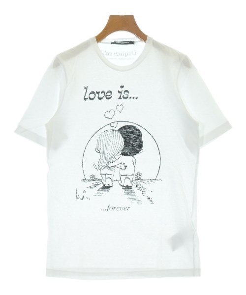 DSQUARED(ディースクエアード)Tシャツ・カットソー 白 サイズ:XS/2200642414175