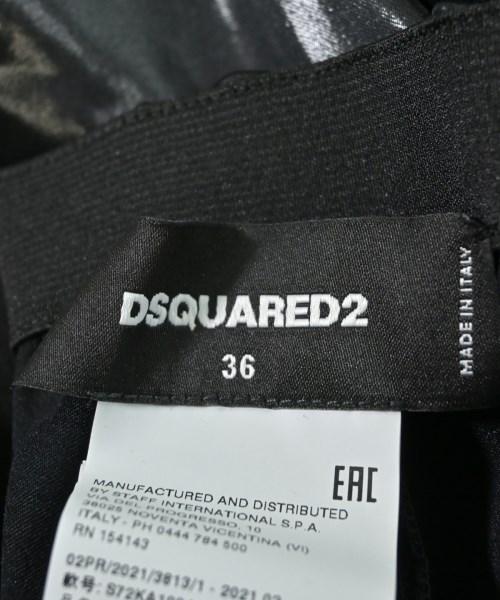 DSQUARED（ディースクエアード）その他 黒 サイズ:36(XS位) レディース/2200642414267