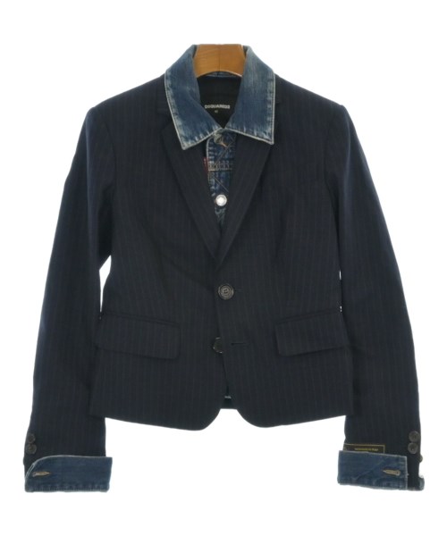 DSQUARED(ディースクエアード)カジュアルジャケット 紺 サイズ:40(M位)/2200650660014