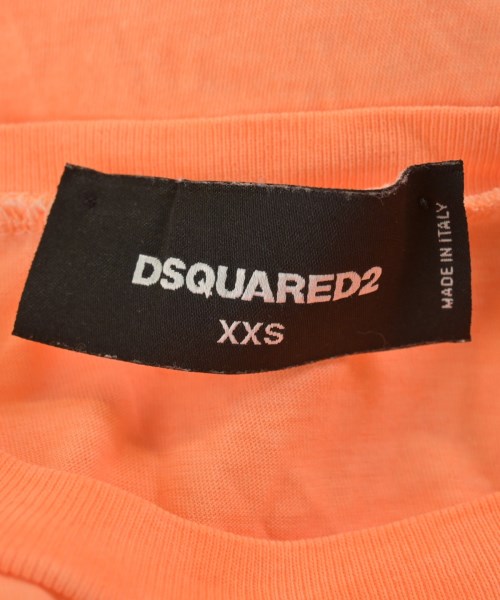 DSQUARED（ディースクエアード）Tシャツ・カットソー オレンジ サイズ:XXS レディース/2200650660106