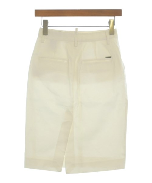 DSQUARED（ディースクエアード）ひざ丈スカート 白 サイズ:38(S位) レディース/2200650660144